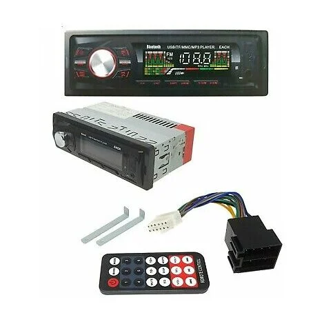 STEREO AUTO BLUETOOTH AUTORADIO 4X60W AUX MP3 USB SD RADIO FM VIVA VOCE MOD.5008