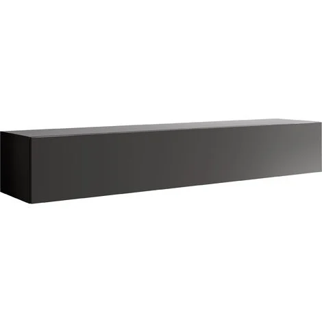 Mobile TVMobile da SoggiornoSospesoPorta TVSalottoStilo Moderno1 Anta180x30x40cmModello Berit 180x30Grigio Finitura Lucida