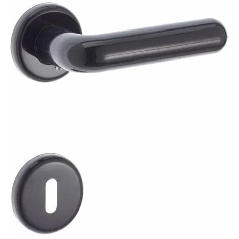 Maniglia Nylon nero con rosette