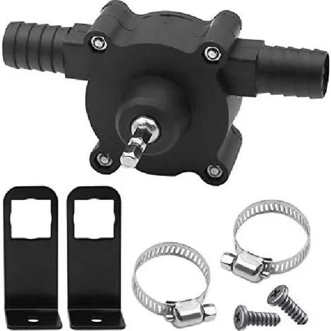 Mini pompa idraulica elettrica portatile alimentata da trapano, motori diesel, pompe manuali per acqua liquida, pompe di trasferimento autoadescanti, velocità di pompaggio elevata