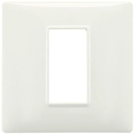Placca 1 modulo colore avorio illuminazione elettricita' vimar plana 1464102