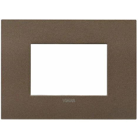 Placca 3m Vimar metallo bronzo matt fit 19953.24