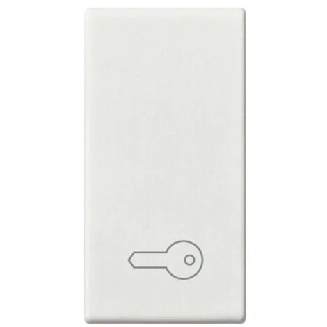 Tasto 1M simbolo CHIAVE bianco vimar plana 14021.L