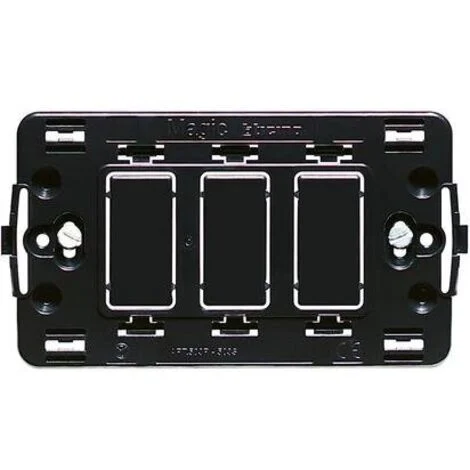 Supporto per placca a 3 moduli Bticino serie magic