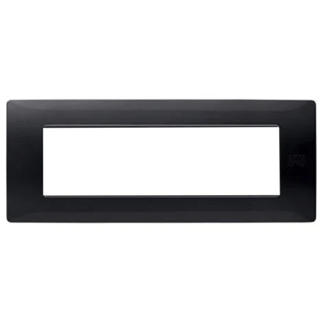 Placca Simon Urmet Flexa 7 moduli nero assoluto 11807.NA