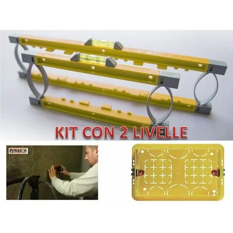 Kit Livelle per montaggio scatole 503 LIVELLA DYMASON