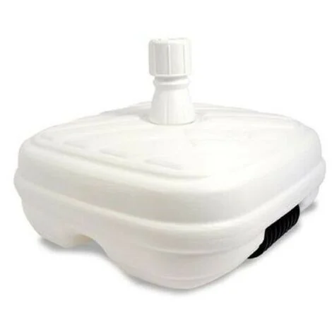 Base Ombrelloni Plastica Bianca Ruota Adriatic
