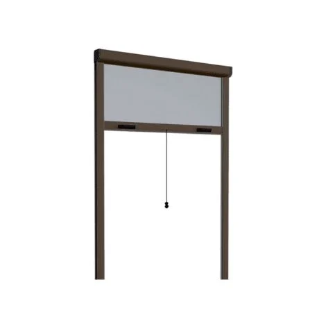 ZANZARIERA RULLO AVVOLGIBILE MARRONE FINESTRE FRIZIONE 100X170 RIDUCIBILE 0917