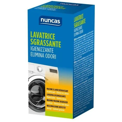 LAVATRICE SGRASSANTE 250GR NUNCAS PULIZIA CASA MUNUTENZIONE LAVATRICE
