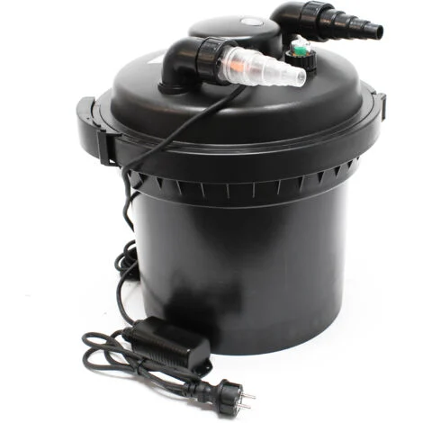 SunSun CPF-280 Filtro a pressione con UVC 11 W e chiarificatore per laghetti fino a 8.000l d’acqua