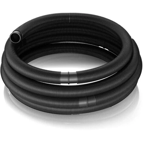 Wiltec Tubo per piscina nero, 21m Ø 32 mm, sezionabile ogni 1,5 m, galleggiante, in resina 165 g/m Made in EU