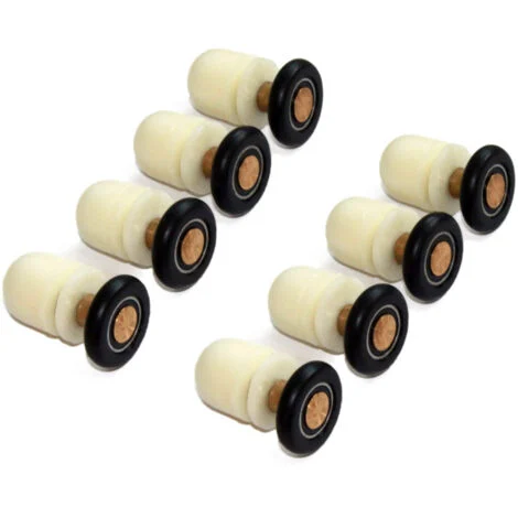 Kit 8 pz cuscinetti rotelline ricambio vetro box doccia anta scorrevole mod. Roger