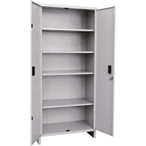 ARMADIO 1 Anta in Lamiera Verniciata CON RIPIANI 60X40X176H cm Fornito Smontato