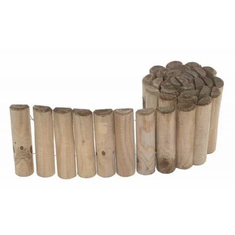 Bordura in legno Roll h cm 30 - lung. 200