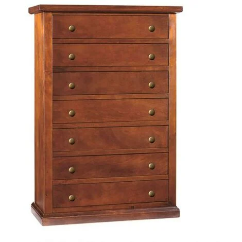 Settimanale in legno noce arte povera