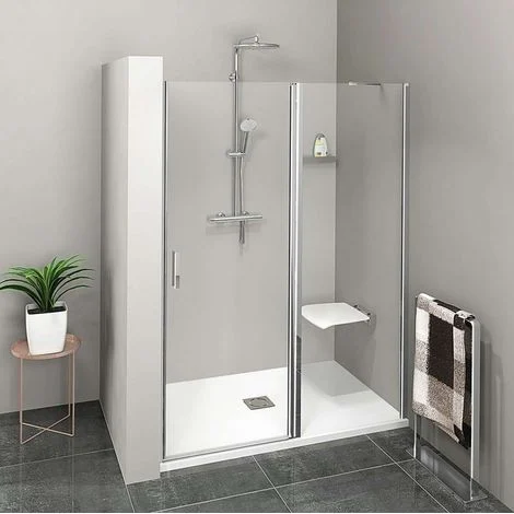 Polysan Zoom Line - Porta doccia 120 cm, vetro trasparente ZL1312