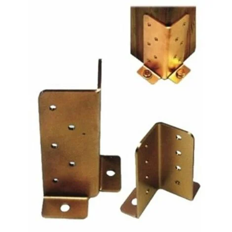 SUPPORTO GAZEBO QUADRO REGISTRABILE 951 • ZINCATO GIALLO S.MM 3,0 MM 45X45X130