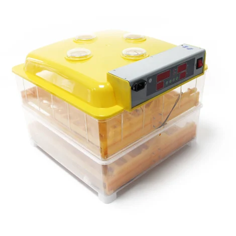 Wiltec Incubatrice automatica per 96 uova, con regolazione temperatura e umidità, Covatrice