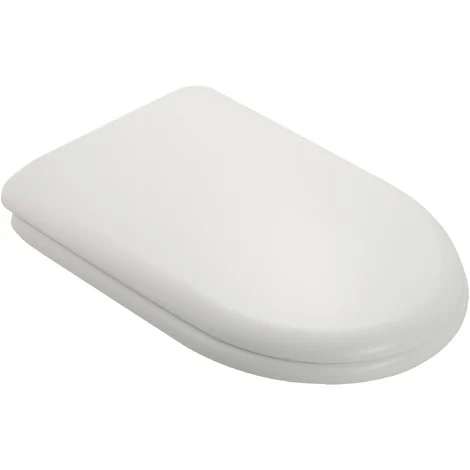 Sedile in termoindurente con cerniere inoxad innesto dall'alto compatibile con ydra,easy,roca,pozzi altri modelli