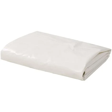 Telone 650 g/m² Bianco versatile e resistente varie dimensioni dimensioni : 1.5 x 10 m