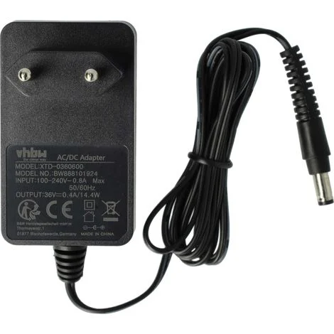 vhbw caricabatterie compatibile con Rowenta Air Force Extreme Silence 25.2V RH8929WO, Silence 25.2V RH8912WH aspirapolvere portatile a batteria