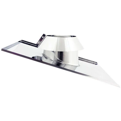 Faldale inclinato da 150mm in acciaio inox 6 decimi aisi 304