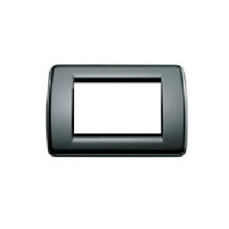 VIMAR 16763.16 - Placca Rondò 3M nero (Idea)