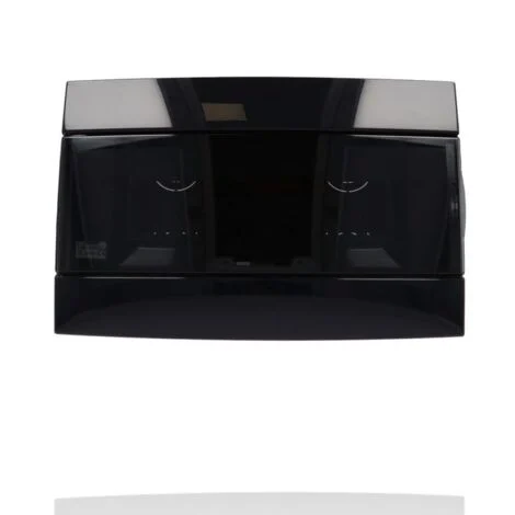 GEWISS GW40229TN - Centralino da arredo da Incasso con Portello - nero toner - 12 +1m