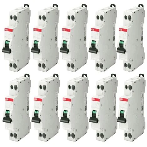 Kit magnetotermici Abb 1 modulo 1P+N 4,5KA 10A SN201LC10