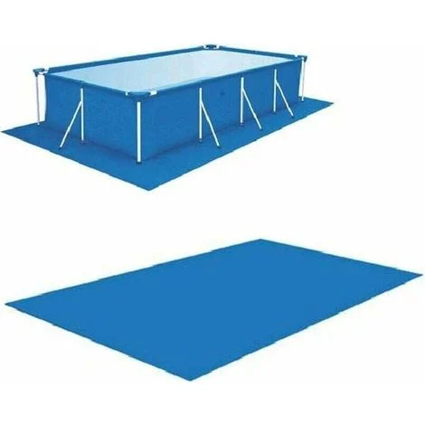 Tappetino rettangolare per piscina, tappetino per piscine quadrate, tappetino rettangolare per piscina, copertura pieghevole per piscine con struttura, piscine per bambini, vasche idromassaggio