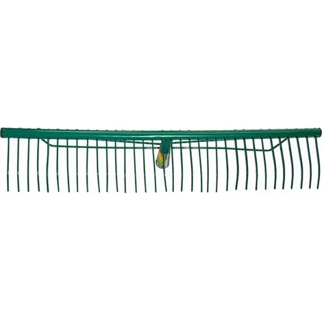 Rastrello 34 denti per fieno, tappeti erbosi e sabbia - senza manico Mis.60 cm