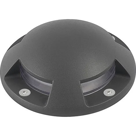 Lindby LED 'Huban' in Nero da Alluminio