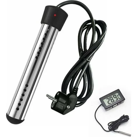 Resistenza riscaldante per scaldabagno elettrico, scaldabagno elettrico da 3000 W con tensione a immersione, scaldabagno per piscina, scaldabagno portatile, adatto per bacinelle, secchi