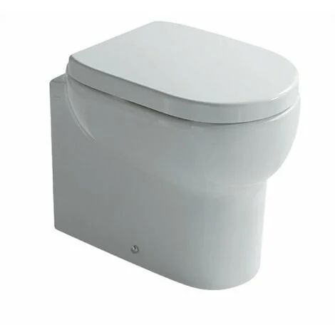 GALASSIA - M2 VASO WC CM. 55 A TERRA IN CERAMICA CON SCARICO UNIVERSALE S/P BIANCO 5247