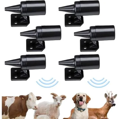 Set di 6 fischietti dissuasori a ultrasuoni per selvaggina – efficaci repellenti per auto – per cinghiali e altri animali selvatici