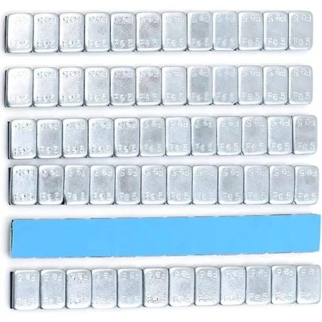 Set di 6 pesi per bilanciamento pneumatici da 360 g, cavi di bilanciamento adesivi, pesi per bilanciamento cerchi in lega, 12 x 5 g