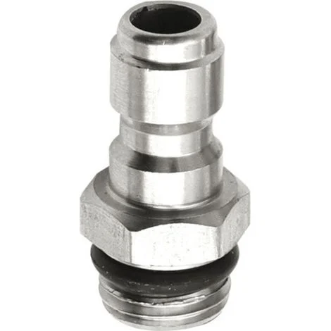 Connettore a sgancio rapido da 1/4", adattatore a sgancio rapido da 14 mm maschio a 1/4 di pollice per spruzzatore di sapone per idropulitrice, lancia per schiuma da neve, raccordo in acciaio inossida