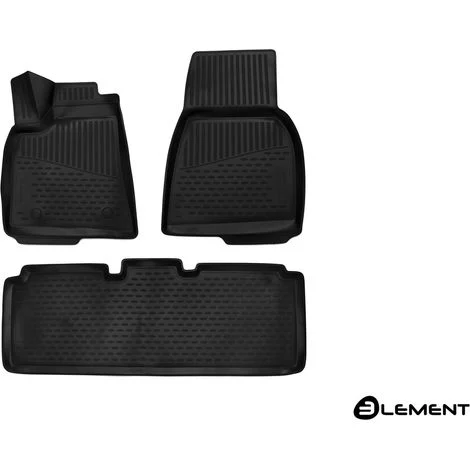 KIT TAPPETINI 3D COMPATIBILE CON TESLA Model S, 2012-, (Europe), 3 pcs. KIT TAPPETINI 3D COMPATIBILE CON TESLA Model S, 2012-, (Europe), 3 pcs.TAPPETINO IN GOMMA TPEBORDO ALTO 3D ANTISCIVOLO IMPER