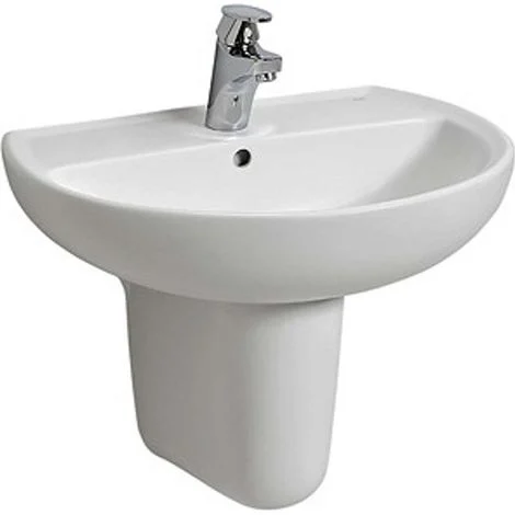 Kolo Rekord - Lavabo, 50x41 cm, 1 foro per miscelatore, bianco K91150000