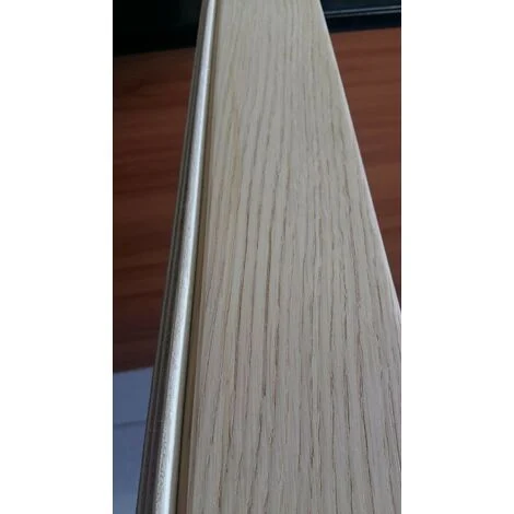 COPRIFILO impiallacciato Rovere Piatto mm 10 x 70 x 2250 con Ala mm 25