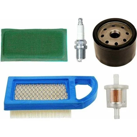 794421 697152 Prefiltro aria con filtro olio 492932s, filtro carburante 691035, candela compatibile con motori Briggs & Stratton