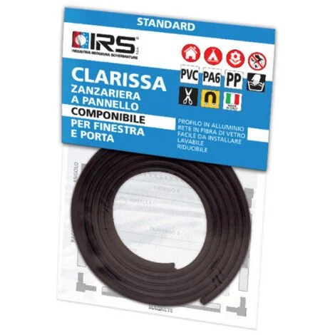 guarnizione magnetica tondino 200cm per zanzariera Irs Clarissa finestre porte