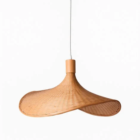Lampada a sospensione in vimini "Bellas"