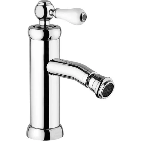 Miscelatore per bidet stile retrò Piralla Como 0TO00092A21Cromo - Senza piletta di scarico
