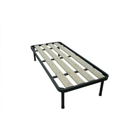 Bed Store® - RETE A TAVOLE SINGOLA 80X195 ORTOPEDICA RINFORZATA 4 PIEDI