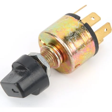 Interruttore per climatizzatore a 3 velocità, controllo AC, manopola rotante in plastica, pulsante universale per auto e camion, 12V, 24V.