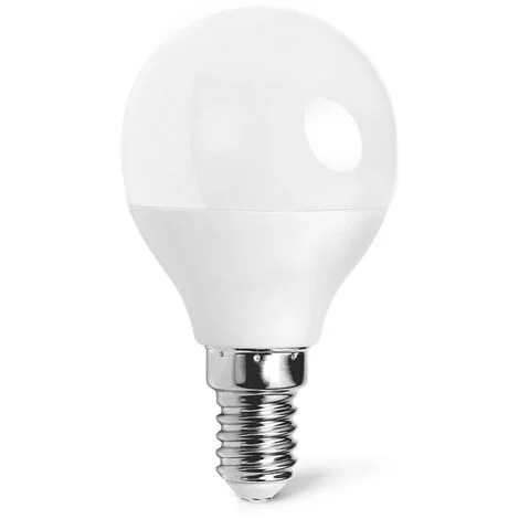 Lampadina Led E14 G45 a sfera 3W Bianco caldo 3000K Aigostar