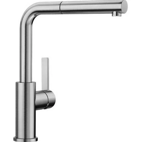 miscelatore con doccetta inox - 523123 - Blanco