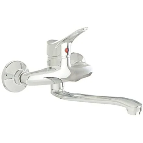 Miscelatore monocomando lavello da parete sei
