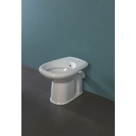 Water/bidet Confort scarico parete cm. 52x36,5 bianco lucido di